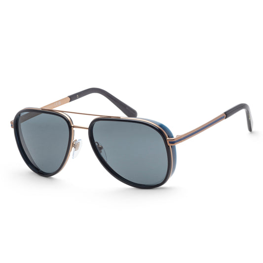 title:Bulgari Men's 57 mm Matte Bronze Sunglasses BV5060-2061R5-57;color:Matte Bronze frame, Blue lens