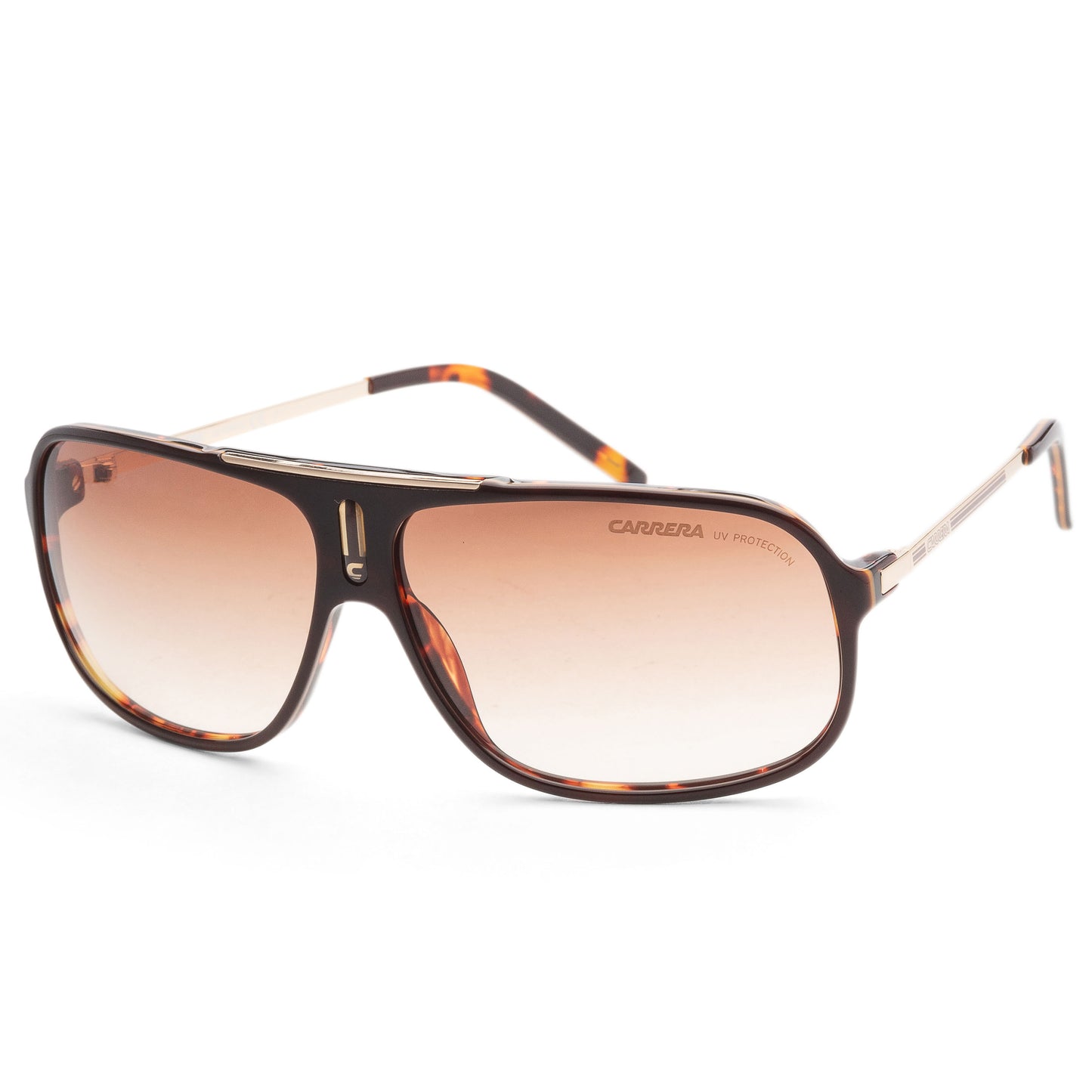 title:Carrera Unisex COOL 65mm Havana Gold Sunglasses 0COOLS-CSV-65;color:Havana Gold frame, Light Brown Gradient lens