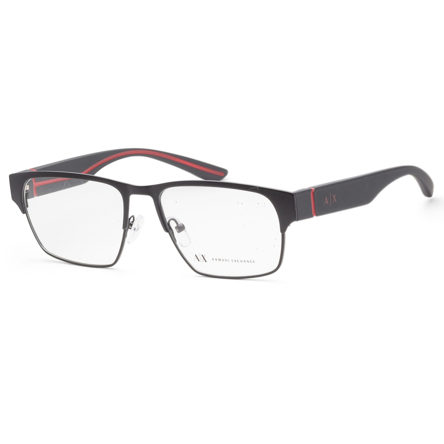 title:Armani Exchange Men's 56mm Matte Black Opticals AX1059-6000-56;color:Matte Black frame, Demo Lens lens