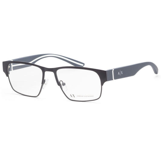 title:Armani Exchange Men's 54mm Matte Blue Opticals AX1059-6099-54;color:Matte Blue frame, Demo Lens lens