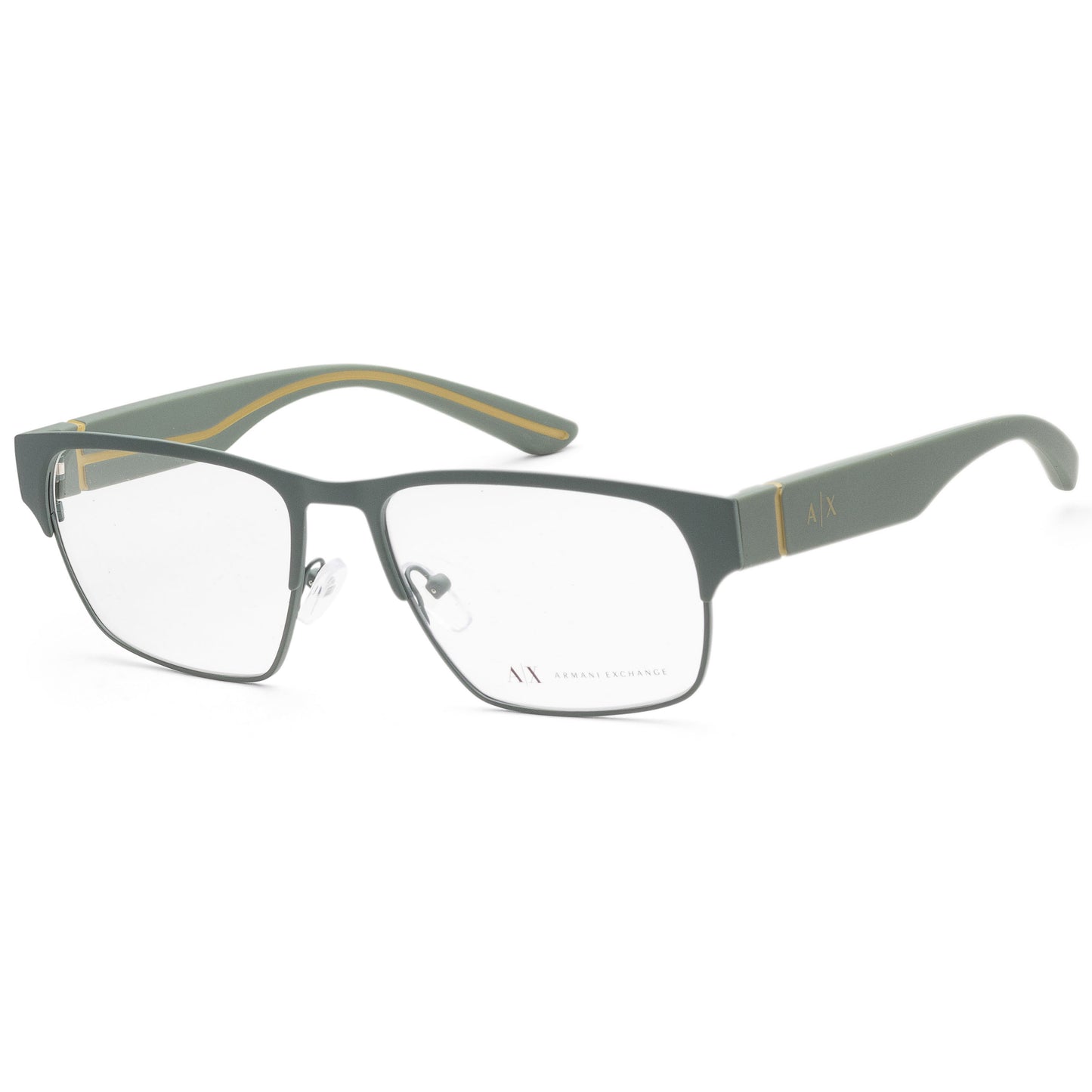 title:Armani Exchange Men's 56mm Matte Olive Opticals AX1059-6101-56;color:Matte Olive frame, Demo Lens lens