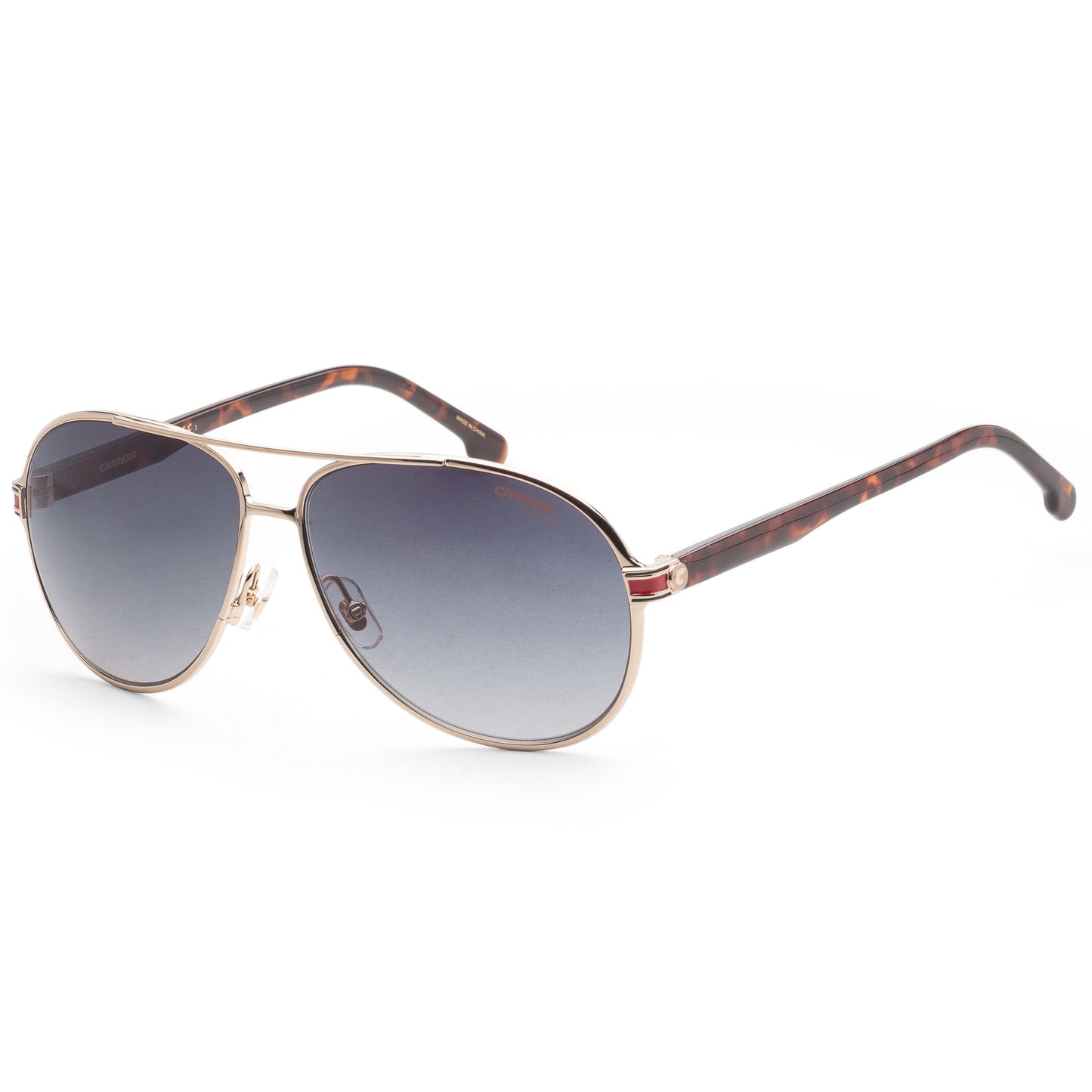 title:Carrera Unisex 61mm Gold Havana Sunglasses CA1051S-06J-61;color:Gold Havana frame, Grey Gradient lens