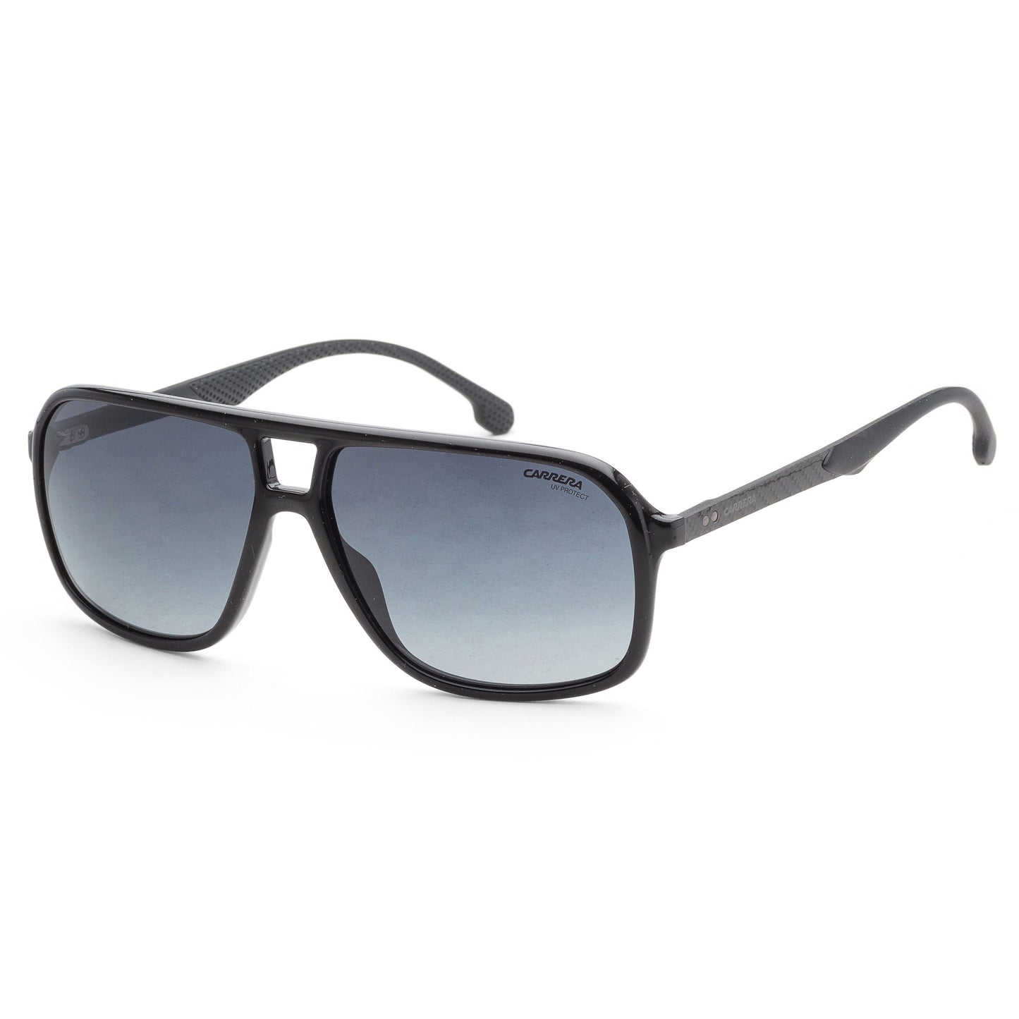 title:Carrera Men's 61mm Black Sunglasses CA8035S-807-61;color:Black frame, Grey Gradient lens