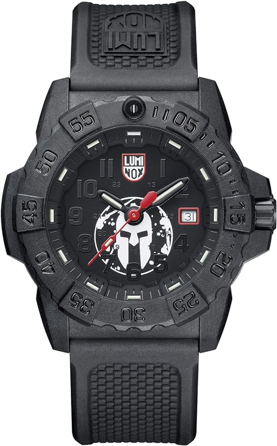 title:Luminox Men's Spartan 45mm Quartz Watch XS.3501.SPARTAN;color:Black