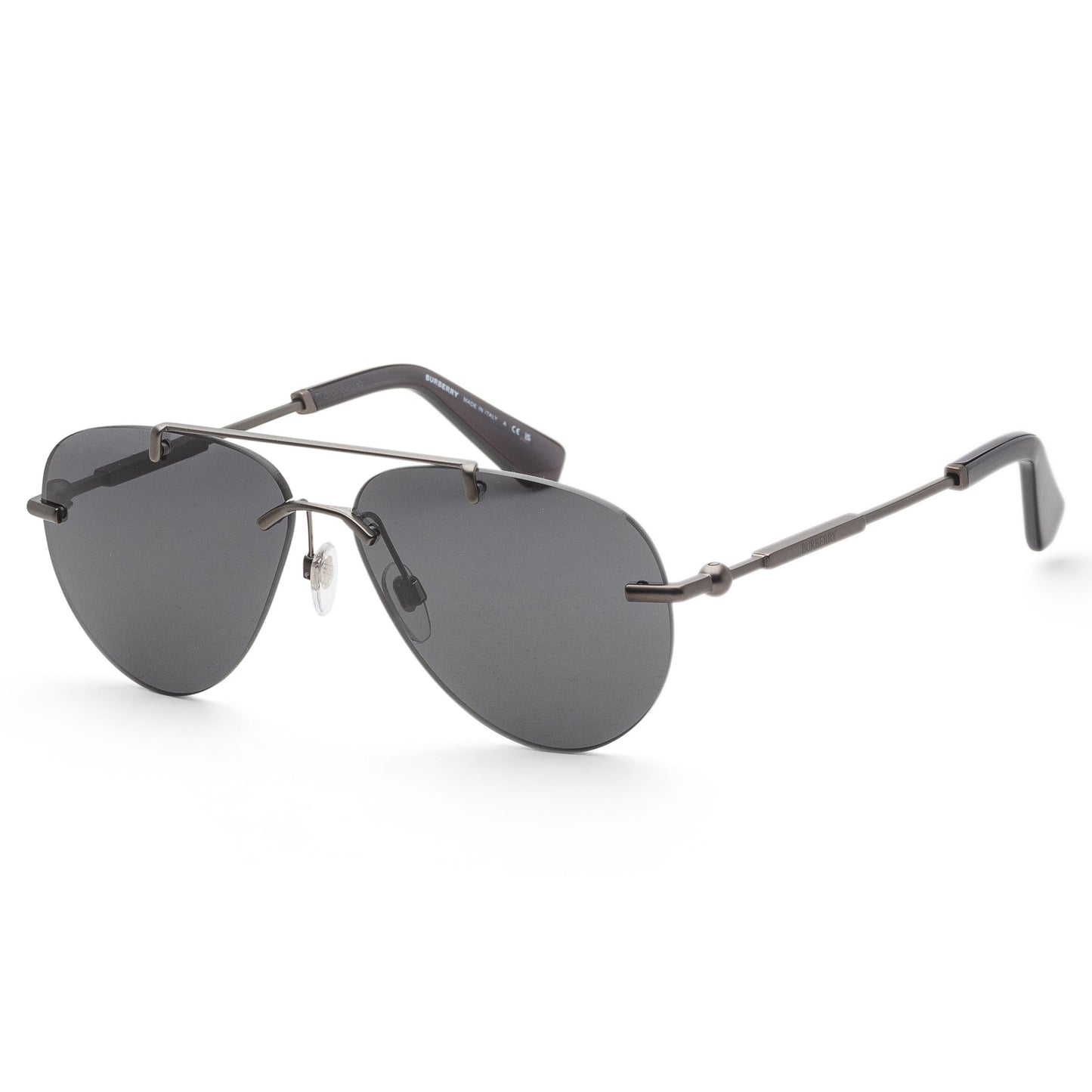 title:Burberry Women's 60mm Dark Grey Sunglasses BE3151-131687-60;color:Dark Grey frame, Dark Grey lens