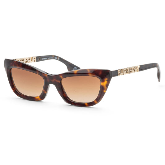 title:Burberry Women's 51mm Dark Havana Sunglasses BE4409-300213-51;color:Dark Havana frame, Brown Gradient lens