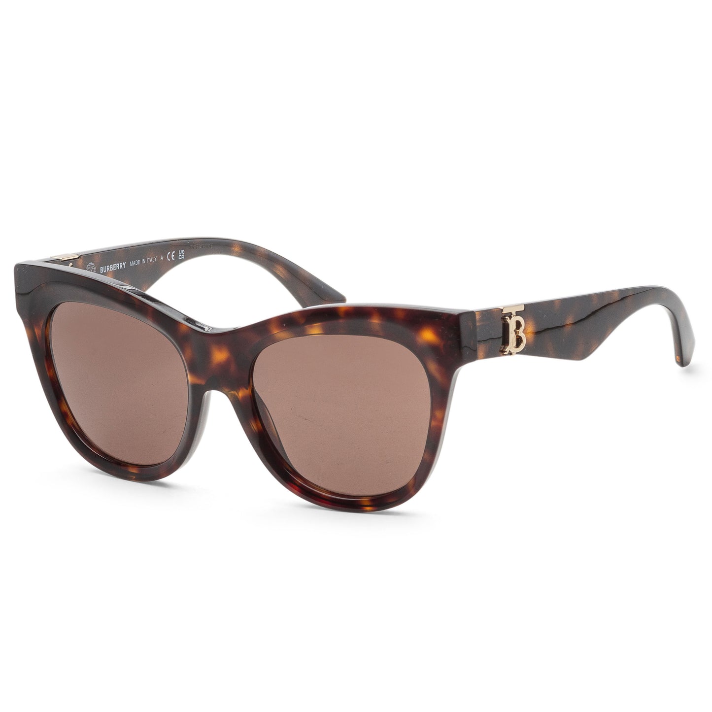 title:Burberry Women's 54mm Dark Havana Sunglasses BE4418-300273-54;color:Dark Havana frame, Dark Brown lens