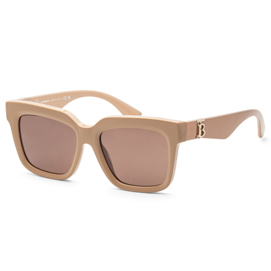 title:Burberry Women's 54mm Beige Sunglasses BE4419-399073-54;color:Beige frame, Dark Brown lens