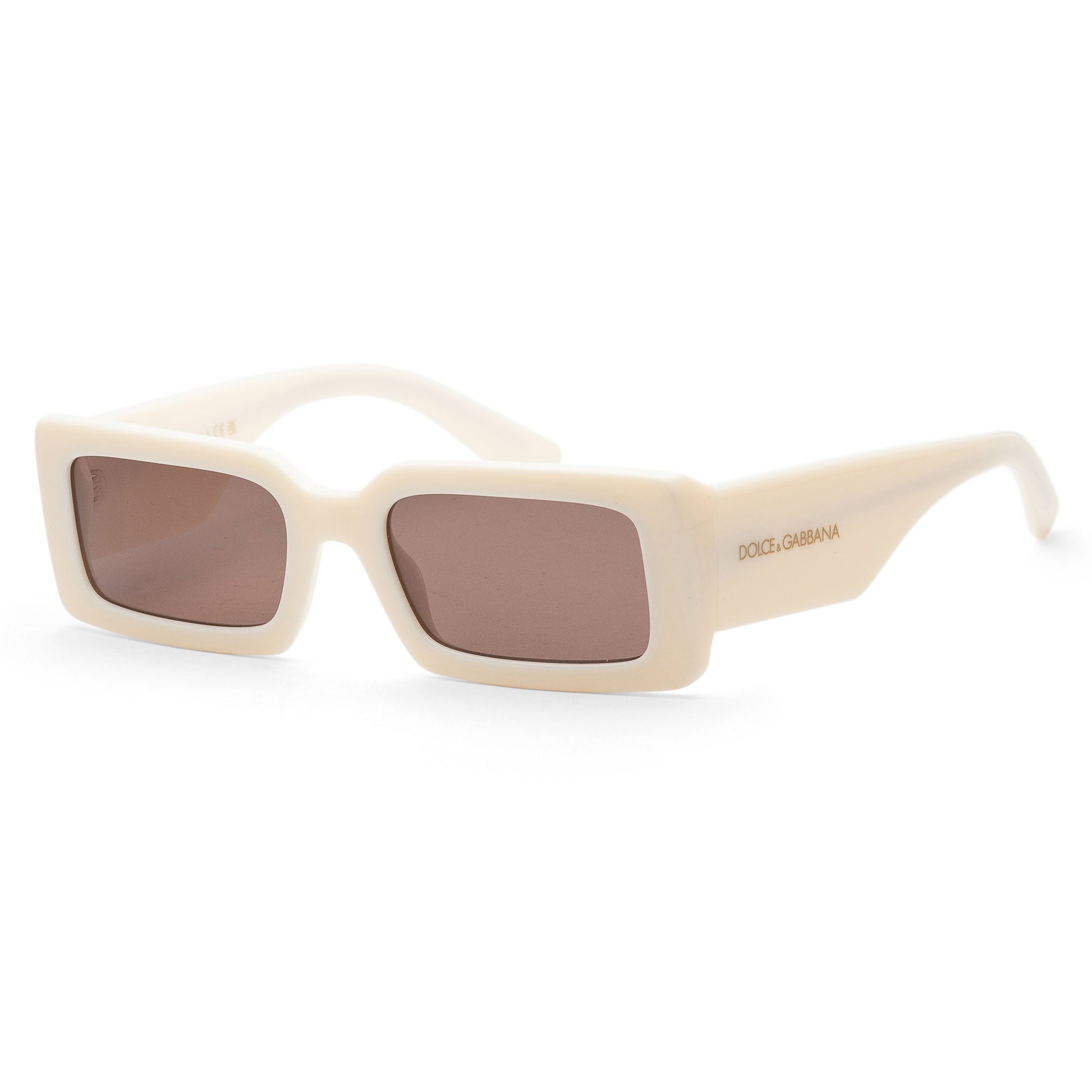 title:Dolce & Gabbana Women's 53mm Full Beige Sunglasses DG4416-342973-53;color:Full Beige frame, Dark Brown lens