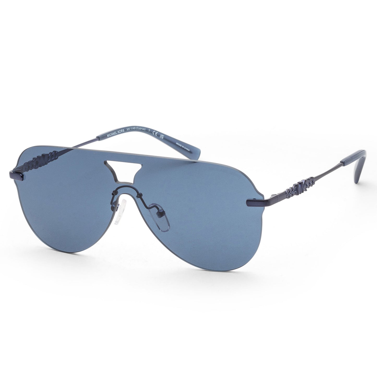 title:Michael Kors Women's 37mm Navy Solid Sunglasses MK1149-189580-37;color:Navy Solid frame, Navy Solid lens