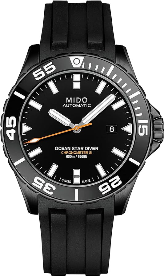 title:Mido Men's Ocean Star 43mm Automatic Watch M0266083705100;color:Black