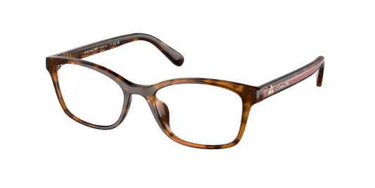 title:Coach Women's 51mm Dark Tortoise Opticals HC6216U-5120-51;color:Dark Tortoise frame, Demo Lens lens