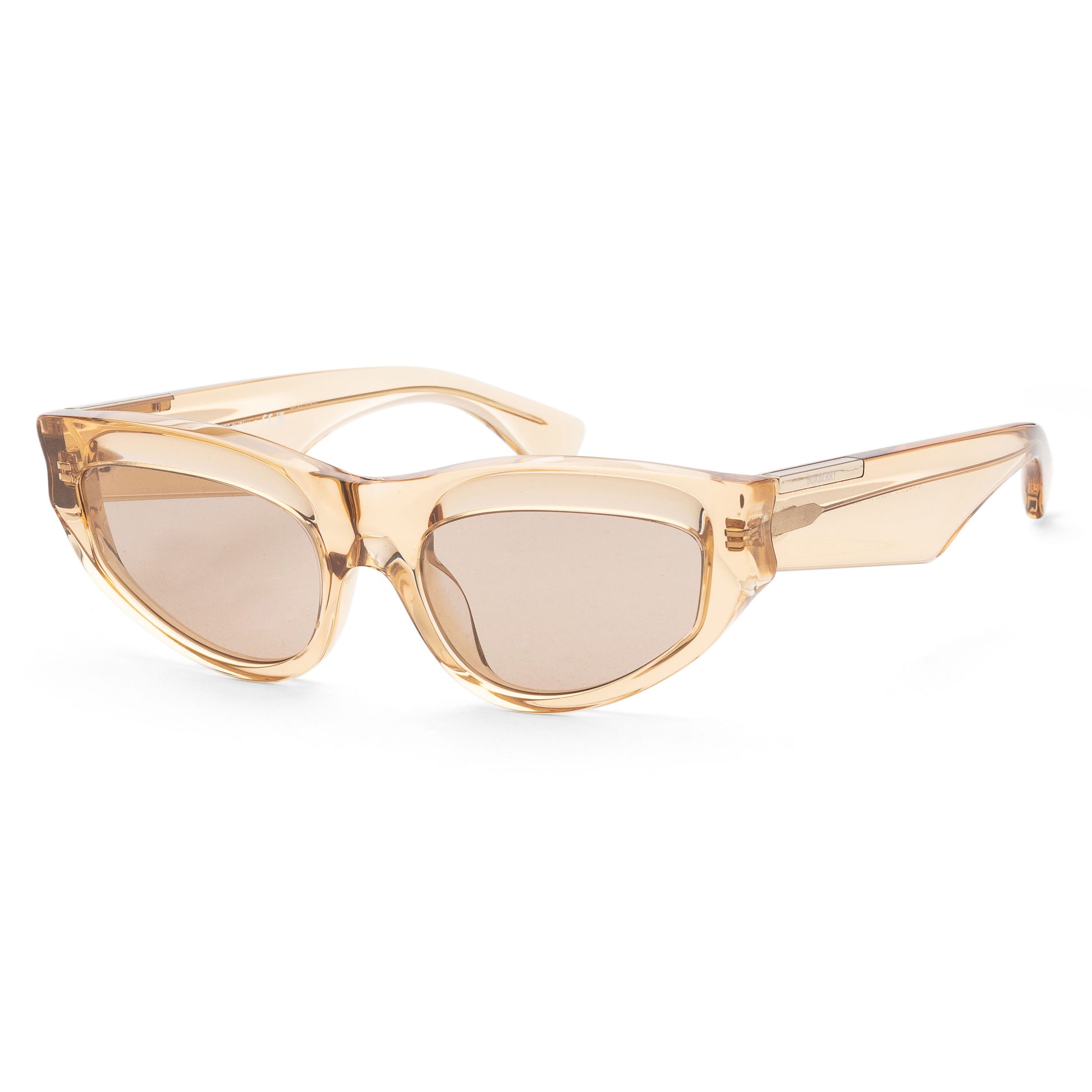 title:Burberry Women's 55mm Brown Sunglasses BE4425U-40635A-55;color:Brown frame, Light Brown Mirror Flash Gold lens