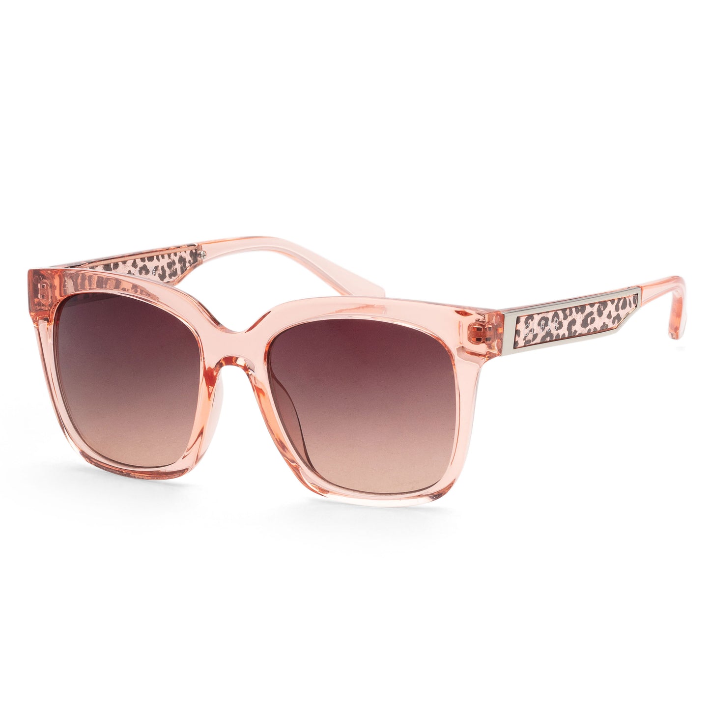 title:Guess Women's 55mm Pink Sunglasses GF0423-27Z;color:Pink frame, Grey lens