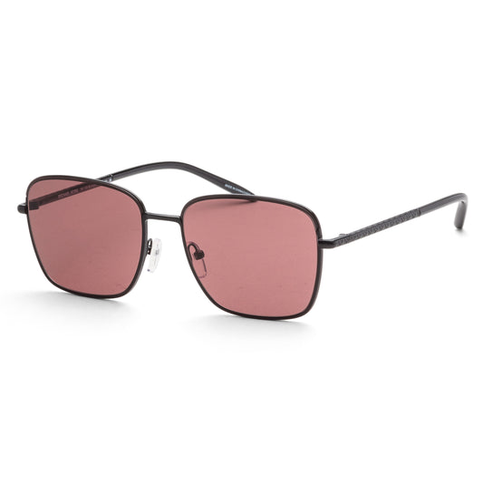 title:Michael Kors Men's Burlington 57mm Black Sunglasses MK1123-100569-57;color:Black frame, Merlot lens