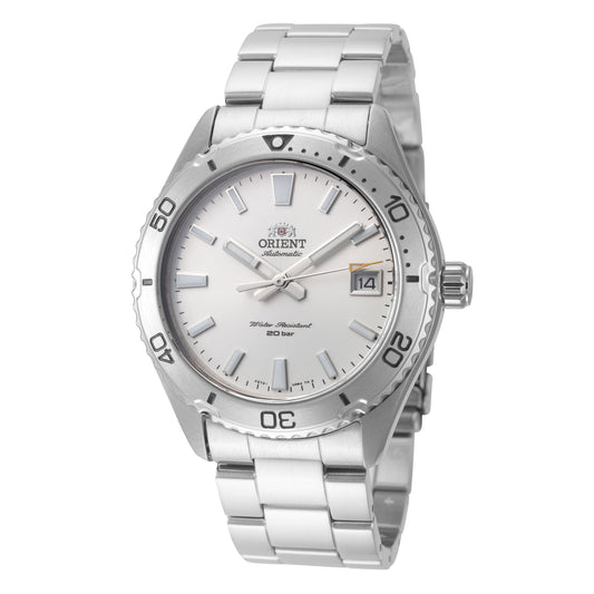 title:Orient Men's Mako 40mm Autoamtic Watch RA-AC0Q03S10B;color:Silver