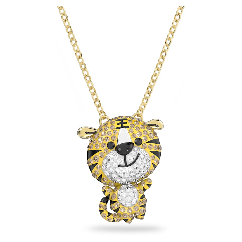 title:Swarovski Women's Zodiac Yellow Crystal Necklace 5620291;color:Yellow