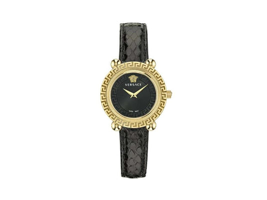 title:Versace Women's Greca Twist 35mm Quartz VE6I00323;color:Black