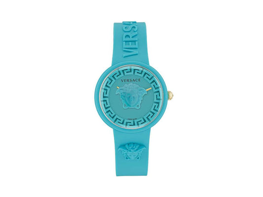 title:Versace Women's Medusa Pop 39mm Quartz VE6G00423;color:Blue