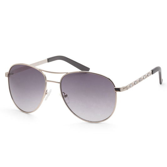 title:Guess Women's 61mm Gold Sunglasses GF0408-32B;color:Gold frame, Dark Grey lens