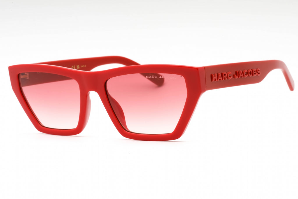 title:Marc Jacobs Women's 55 mm Red Sunglasses MARC657S-0C9A-TX;color:Red frame, Red Gradient lens