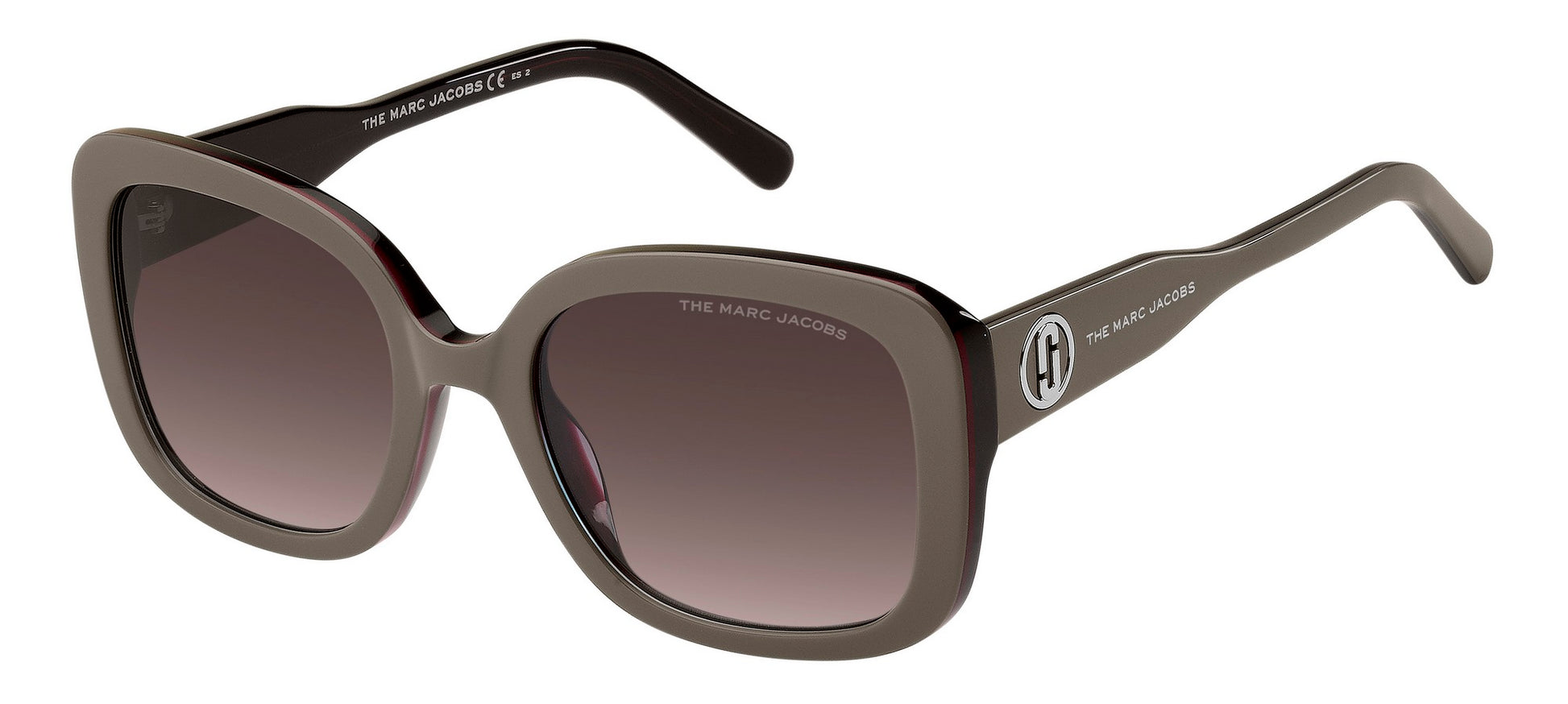 title:Marc Jacobs Women's 54 mm Mud Sunglasses MARC625S-079U-9O;color:Mud frame, Grey Gradient lens