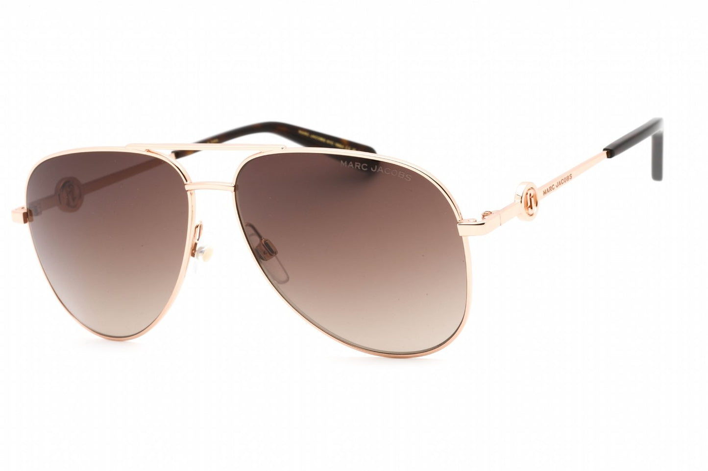 title:Marc Jacobs Women's 59 mm Gold Brown Sunglasses MARC653S-001Q-HA;color:Gold Brown frame, Brown Gradient lens