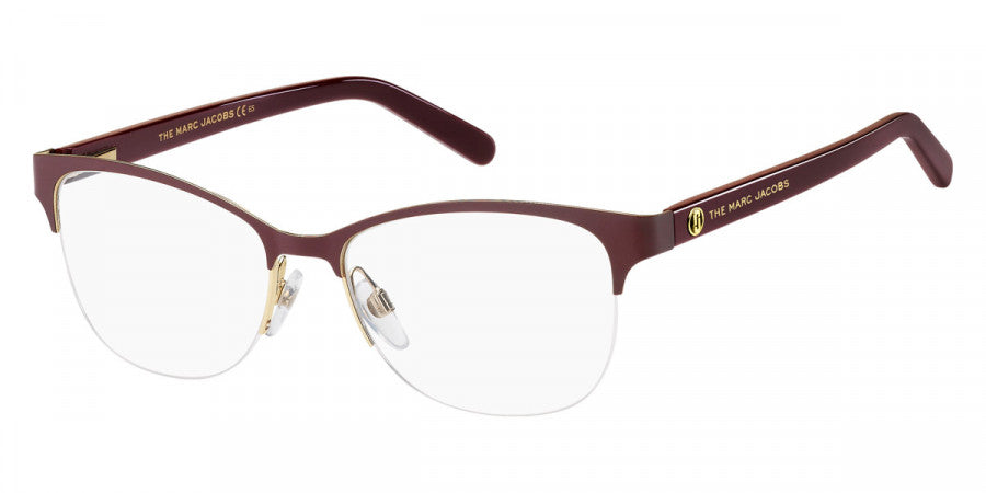 title:Marc Jacobs Women's 52 mm Burgundy Opticals MARC543-0LHF-16;color:Burgundy frame, Demo Lens lens