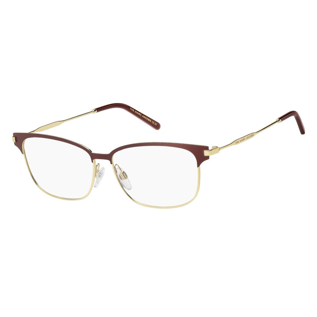 title:Marc Jacobs Women's 54 mm Burgundy Gold Opticals MARC535-0LHF-13;color:Burgundy Gold frame, Demo Lens lens