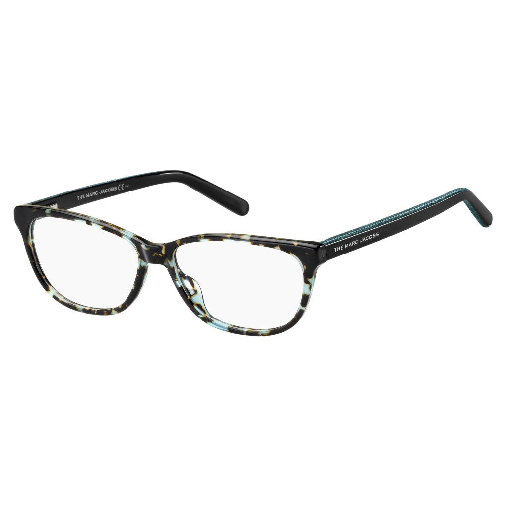 title:Marc Jacobs Women's 51 mm Teal Havana Opticals MARC462-0CVT-14;color:Teal Havana frame, Demo Lens lens