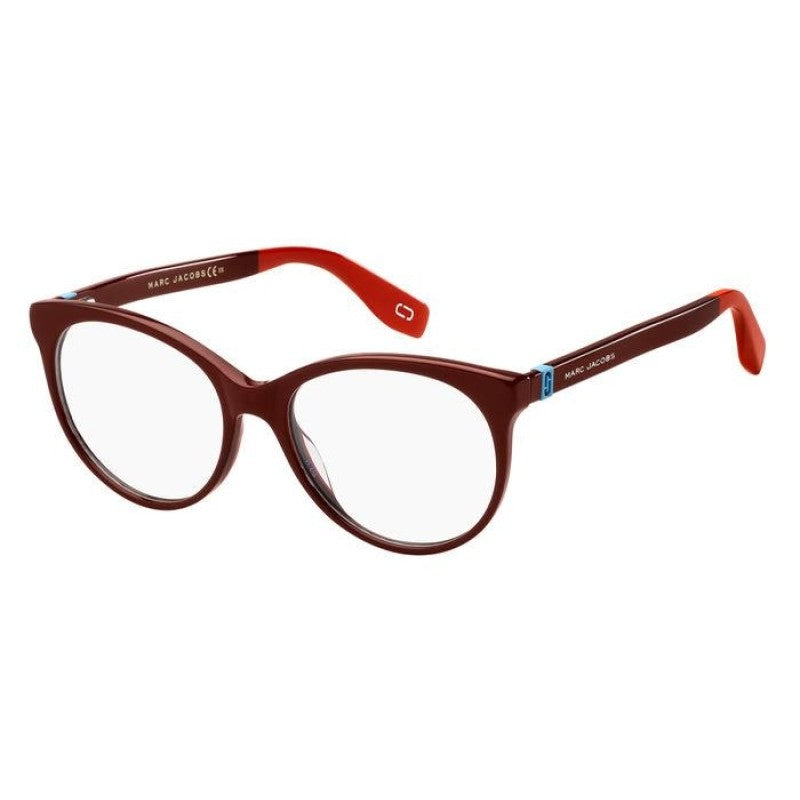 title:Marc Jacobs Women's 52 mm Opal Burgundy Opticals MARC350-0LHF-17;color:Opal Burgundy frame, Demo Lens lens