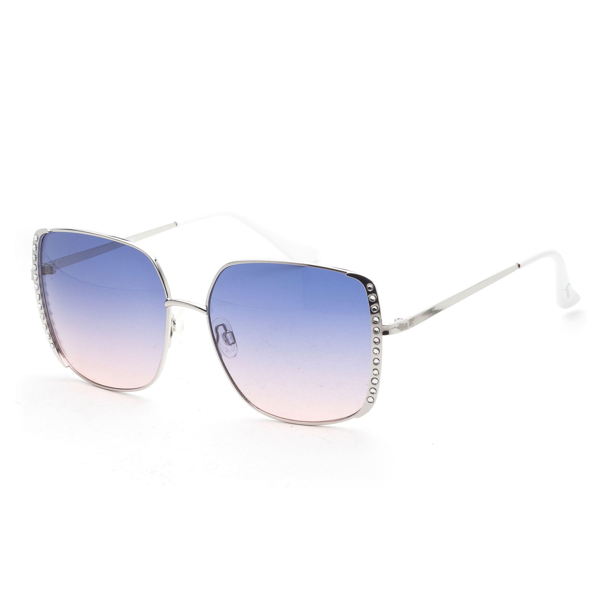 title:Guess Women's 59mm Gold Sunglasses GF0409-11W;color:Gold frame, Grey lens