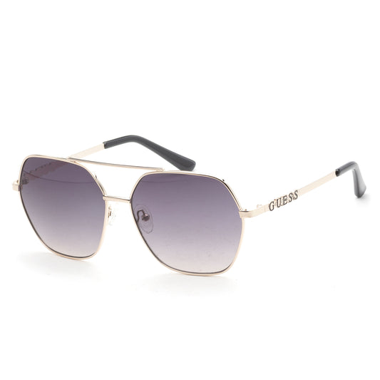 title:Guess Women's 59mm Gold Sunglasses GF0415-32B;color:Gold frame, Grey lens