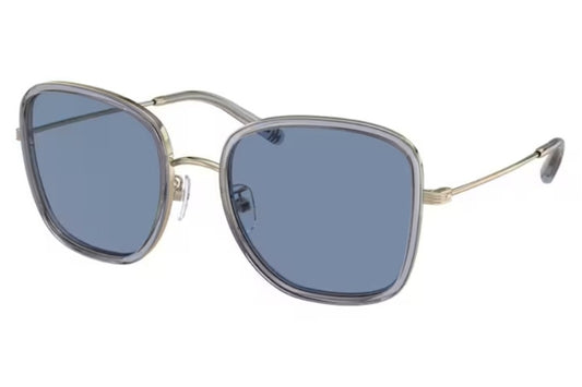 title:Tory Burch Women's 53mm Crystal Blue Sunglasses TY6101-335872-53;color:Crystal Blue