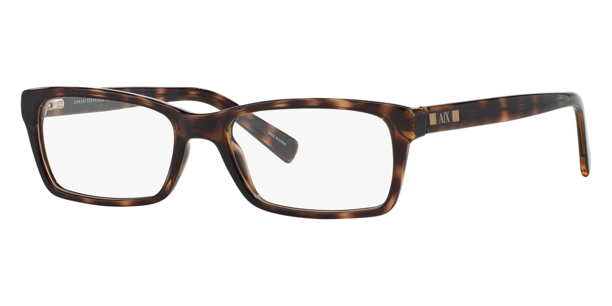 title:Armani Exchange Men's 53mm Shiny Havana Opticals AX3007-8037-53;color:Shiny Havana