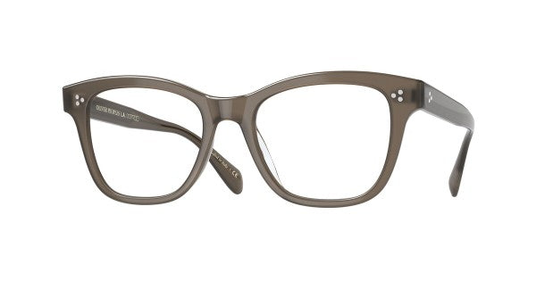 title:Oliver Peoples Women's Ahmya Taupe Opticals OV5474U-1473-52;color:Taupe frame, Demo Lens lens