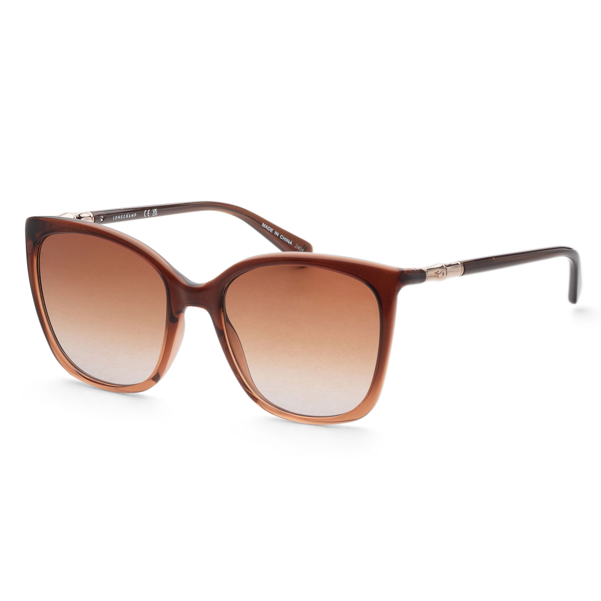 title:Longchamp Women's 56 mm Brown Sunglasses LO710S-203;color:Brown