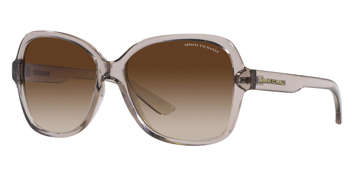 title:Armani Exchange Women's 57mm Transparent Tundra Sunglasses AX4029S-824013-57;color:Transparent Tundra