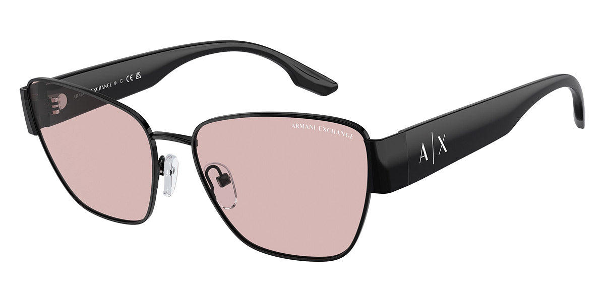 title:Armani Exchange Women's 56mm Shiny Black Sunglasses AX2051S-6000-5-56;color:Shiny Black