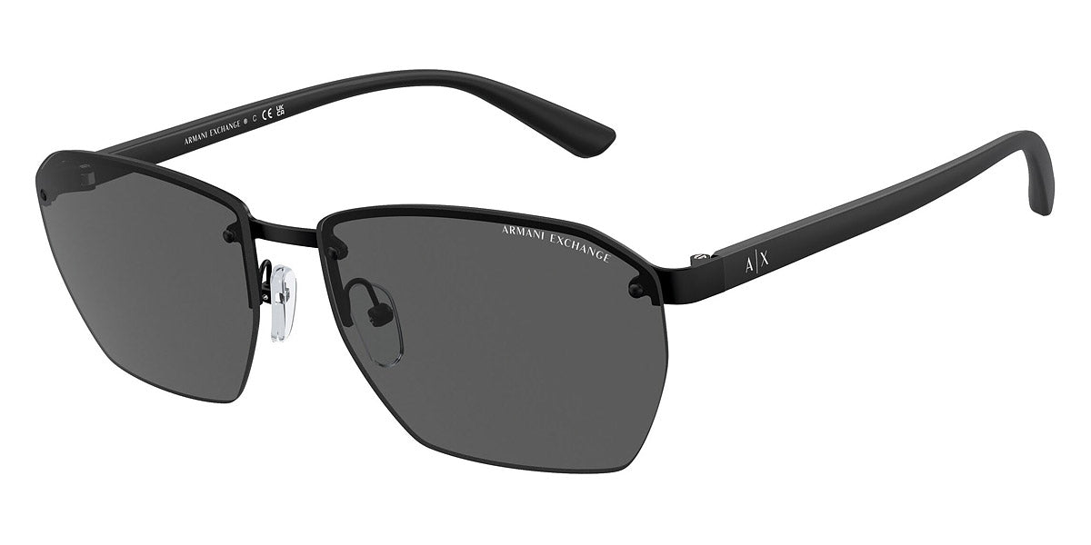 title:Armani Exchange Men's 59mm Matte Black Sunglasses AX2048S-600087-59;color:Matte Black