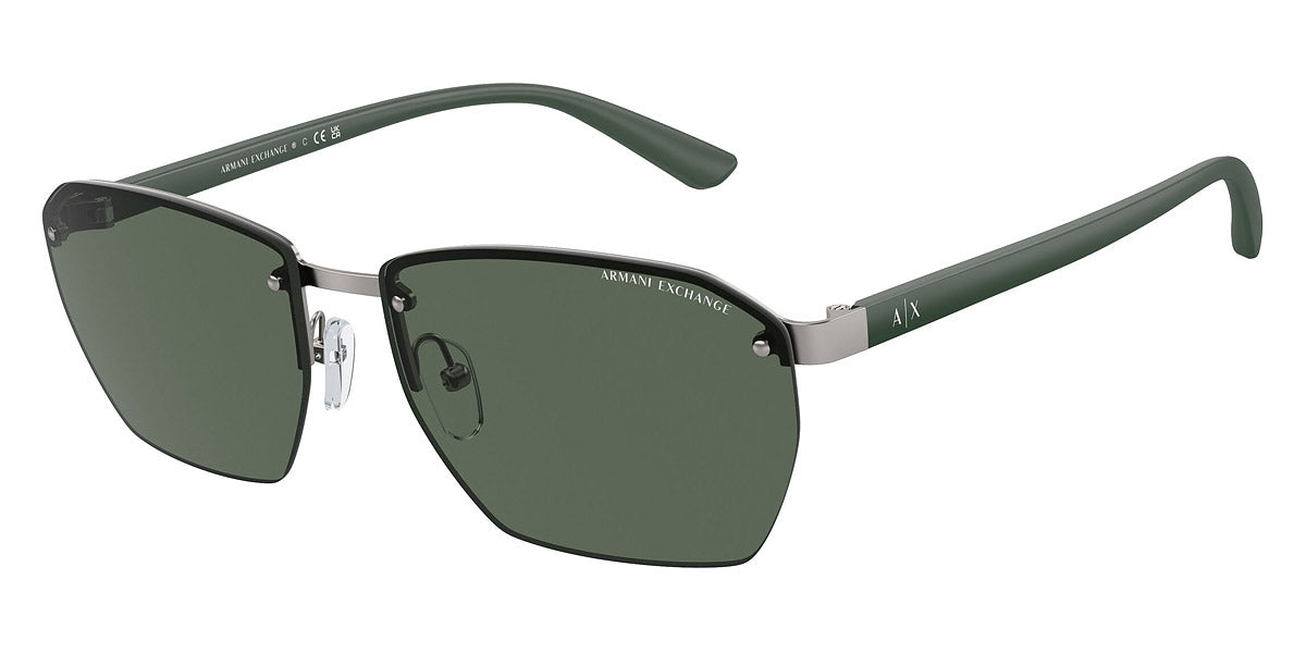 title:Armani Exchange Men's 59mm Matte Gunmetal Sunglasses AX2048S-600371-59;color:Matte Gunmetal