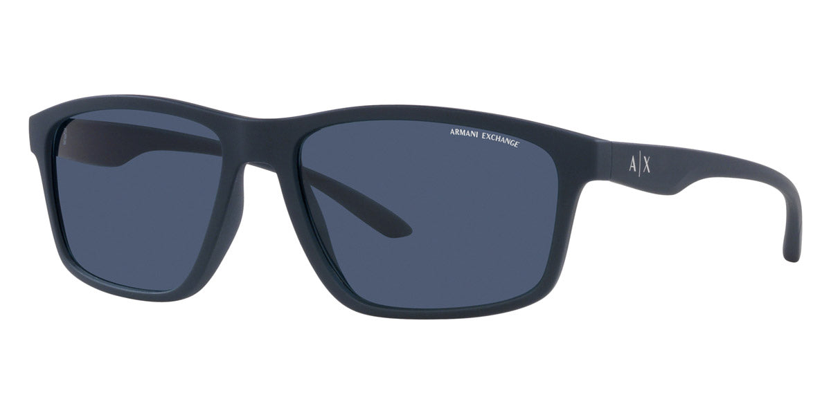 title:Armani Exchange Men's 59mm Matte Blue Sunglasses AX4122S-818180-59;color:Matte Blue