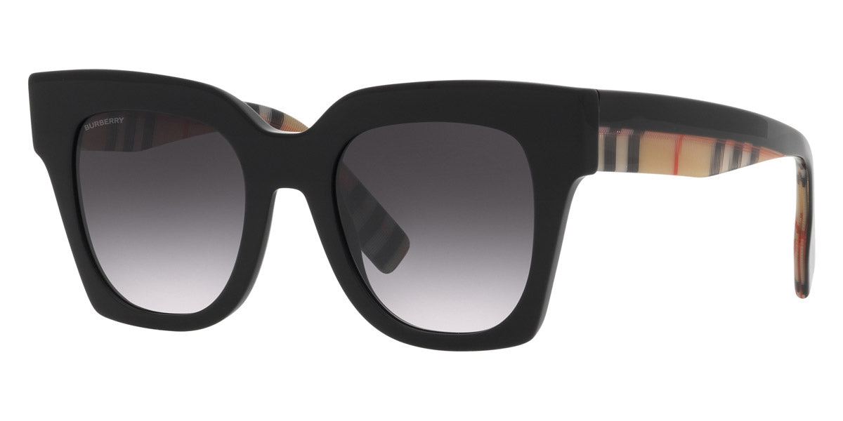 title:Burberry Women's Kitty 51mm Black Sunglasses BE4364F-39428G-51;color:Black