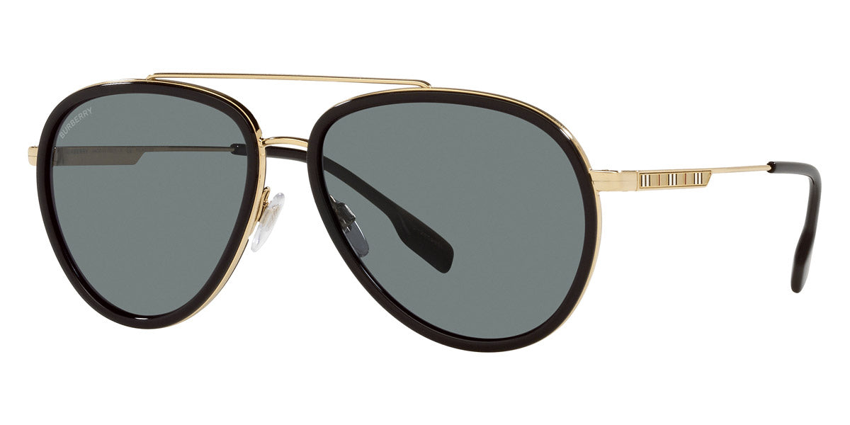 title:Burberry Men's 59mm Gold Sunglasses BE3125-101781-59;color:Gold