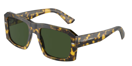 title:Dolce & Gabbana Men's 54mm Havana Yellow Sunglasses DG4430F-343371-54;color:Havana Yellow