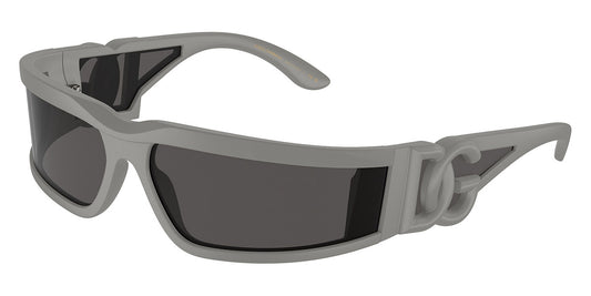 title:Dolce & Gabbana Unisex 63mm Rubberized Grey Sunglasses DG6198-303287-63;color:Rubberized Grey frame, Dark Grey lens