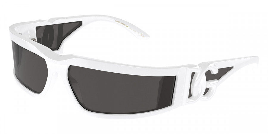 title:Dolce & Gabbana Unisex 63mm White Sunglasses DG6198-331287-63;color:White