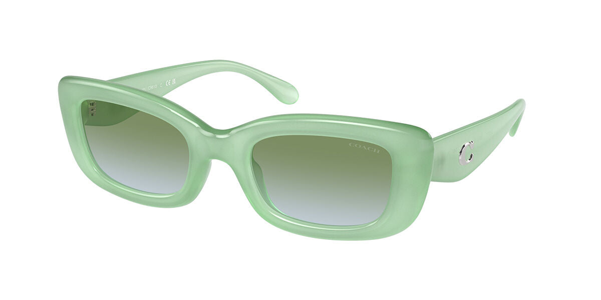 title:Coach Women's 51mm Milky Mint Sunglasses HC8390U-5807I7-51;color:Milky Mint