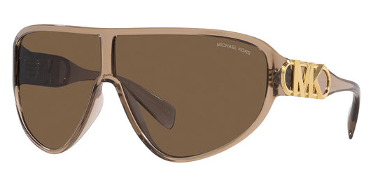 title:Michael Kors Women's 69mm Brown Transparent Sunglasses MK2194-393773-69;color:Brown Transparent