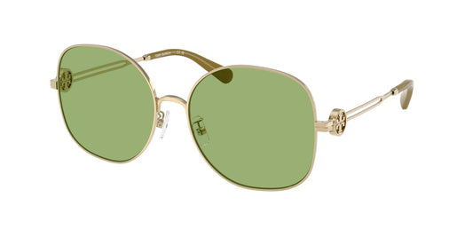 title:Tory Burch Women's 56mm Shiny Light Gold Sunglasses TY6112-3346-2-56;color:Shiny Light Gold